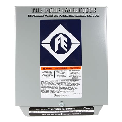 franklin electric control box 2 hp|franklin electric control box troubleshooting.